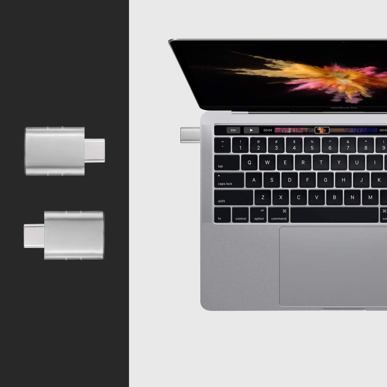 Syntech USB C to USB Adapter (2 Pack), Thunderbolt 3 to USB 3.0 Adapter Compatible with MacBook Pro 2019 and Before, MacBook Air 2019/2018, Dell XPS and More Type C Devices, Silver Syntech USB C to USB Adapter (2 Pack), Thunderbolt 3 to USB 3.0 Adapter Compatible with MacBook Pro 2019 and Before, MacBook Air 2019/2018, Dell XPS and More Type C Devices, Silver